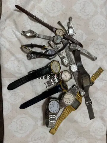 세이코, 시티즌, 카시오, 알바 남성용 및 여성용 손목시계 세트 -