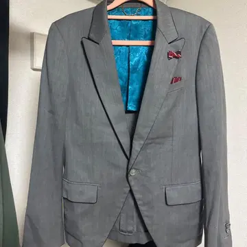 JUNMEN JLINE 자켓 안감 멋짐 피크 라펠 수트