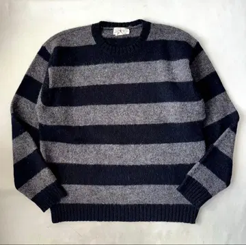 90s J.CREW 보더 울 니트 스웨터 S J크루 올드