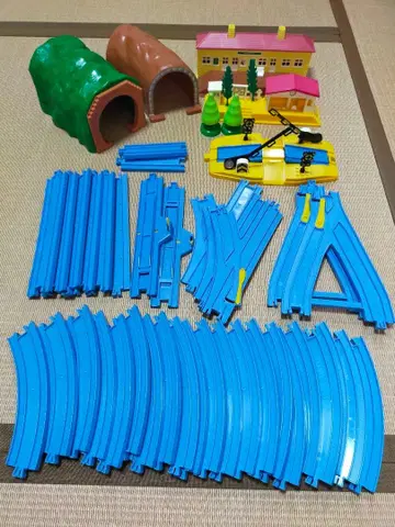 프라레일 레일 역 터널 건널목 세트