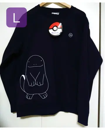 누오 트레이닝복 맨투맨 L 포켓몬 네이비 긴팔 몬스터볼