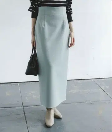noble 저지 라이크 컬러 타이트 스커트 36