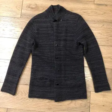 norikoike 다크 그레이 니트 가디건 버튼 포함 사이즈 S