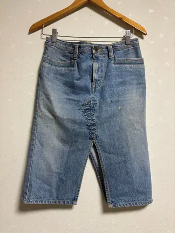 HYSTERIC GLAMOUR 데님 미디 스커트 Y2K