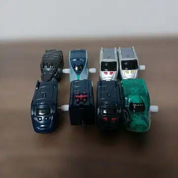 캡슐 프라레일 세트 신칸센 태엽 5종 중간차 1종 후미차 2종