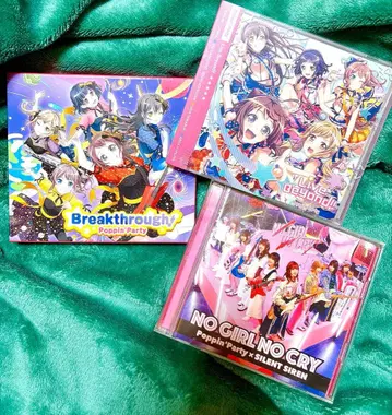 [뱅드림!] Poppin'Party 한정판 CD 3장 세트