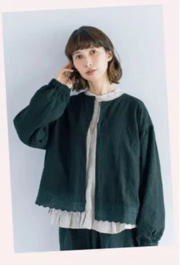 새상품급 미사용 samansamos2 kazumi 콜라보 리버서블 자켓