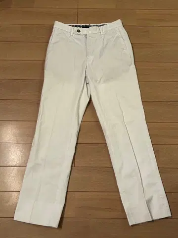 인코텍스 화이트 슬랙스 팬츠 42