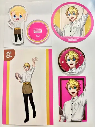 쿠루스 쇼 캔뱃지 클리어 카드 아크릴 스탠드 특전