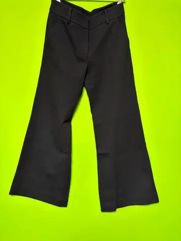 [ 새상품급 ] M MISSONI 코튼 100% 와이드 팬츠 블랙 42