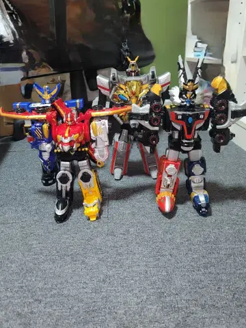 고세이저 로봇 4체 묶음 판매 고세이 그레이트 데이터스 하이퍼 등