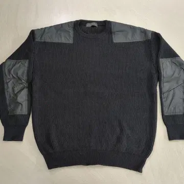 NANO UNIVERSE 블랙 니트 스웨터