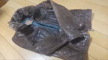 ZARA 가죽 자켓 퍼 포함