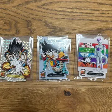 제일복권 드래곤볼 아크릴 스탠드 3장 세트 시크릿