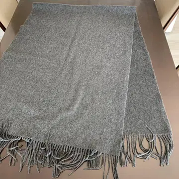 캐시미어 100% 차콜 그레이 스톨