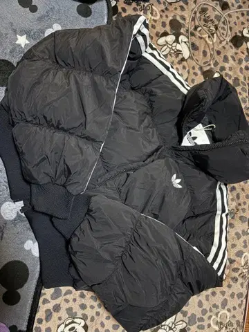 아디컬러 크롭 합성 다운 푸퍼 아디다스 오리지널 다운