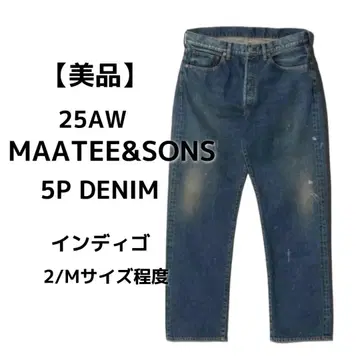 [새상품급] MAATEE&SONS 5P DENIM 남성용 데님 25AW