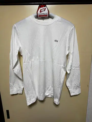 LACOSTE 화이트 긴팔 셔츠