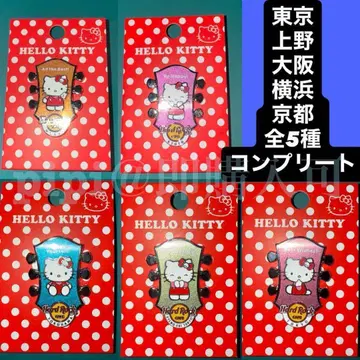 [컴프] 키티 핀 배지 하드 록 카페 산리오 콜라보