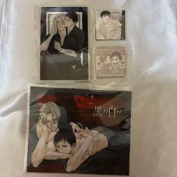 흑이냐 백이냐 사치모 아크릴 스탠드 캔뱃지 크로스