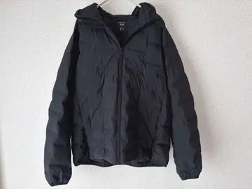 현행 모델 UNIQLO 퍼프테크 후드티 블랙 XL 새상품급 충전솜