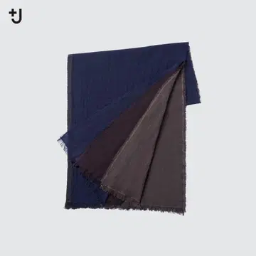유니클로 +J 울 스톨 블루 계열