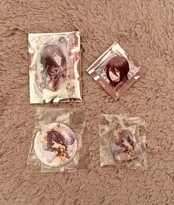 너는 눈 속에서 바라다 너설 금자 캔뱃지 키체인