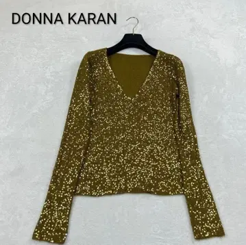 다나 캐런 스팽글 니트