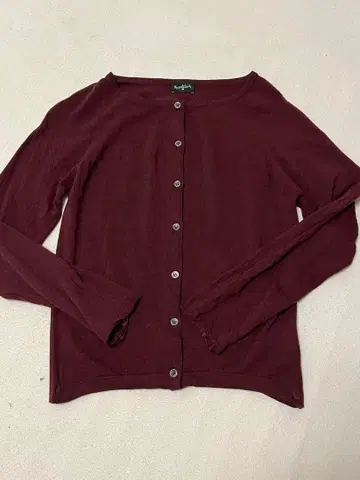 Margaret Howell 마가렛 하웰 버건디 가디건