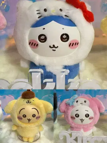 치이카와 산리오 캐릭터즈 Kiramekko 컴플리트 세트 3종류