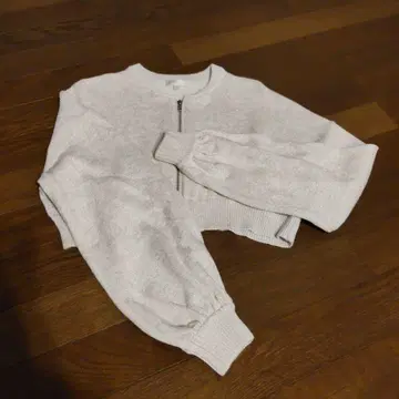 rienda 라메 믹스 집업 가디건