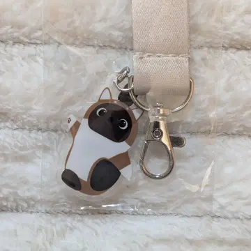 [ 미개봉 새상품 ] LOVOT 참 포함 스트랩 ( 시바견 )