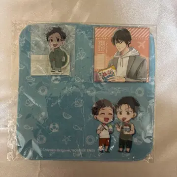 사랑에 빠진 야쿠자 오빠 복권 메이트 캔뱃지 아크릴 스탠드 손수건