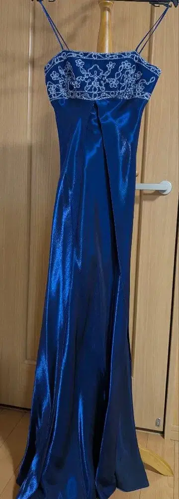 롱 드레스 네이비