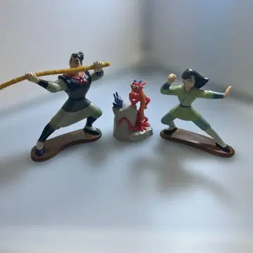 디즈니 뮬란 피규어 레트로