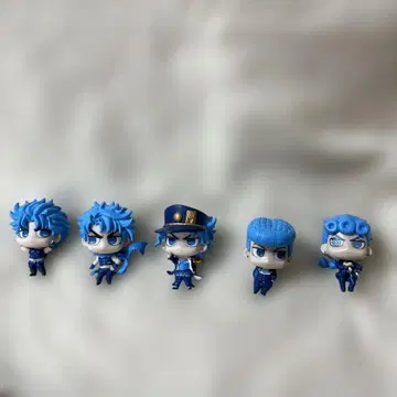 죠죠의 기묘한 모험 가챠 애나더 컬러 5체 세트