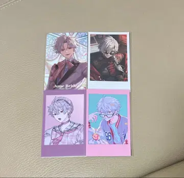 니지산지 쿠츠하 폴라로이드풍 카드 준 브라 생일 뉴트로