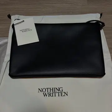 NOTHING WRITTEN 블랙 숄더백