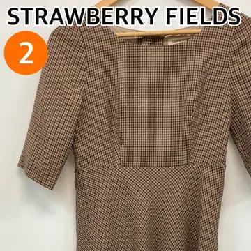 STRAWBERRY FIELDS 원피스 7부 소매 2 [ CT1830 ]