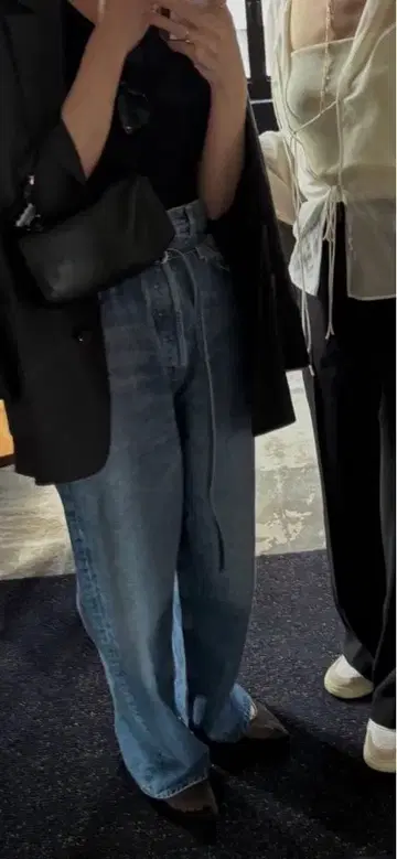 plage AGOLDE EMMI JEAN IN INTUITION 데님