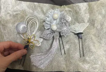 은 실버 머리 장식 성인식