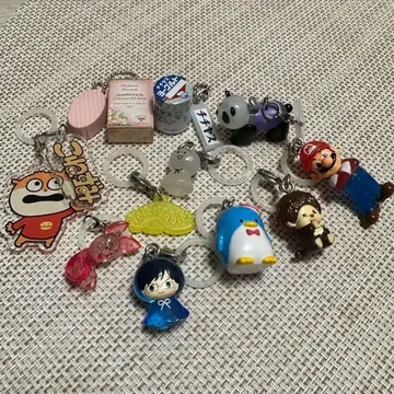 캡슐 토이 키링 세트 메지루시 액세서리 11개
