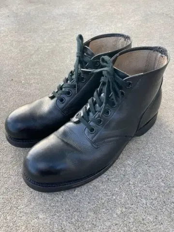60년대 US.NAVY 서비스 슈즈 처카 부츠 26cm 가죽