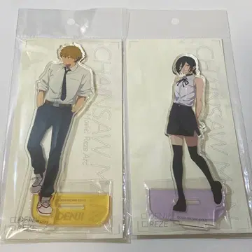 극장판 체인소 맨 레제편 빅카메라 아크릴 스탠드 덴지 레제