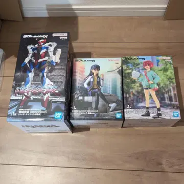 BANDAI 건담 피규어 3체 세트