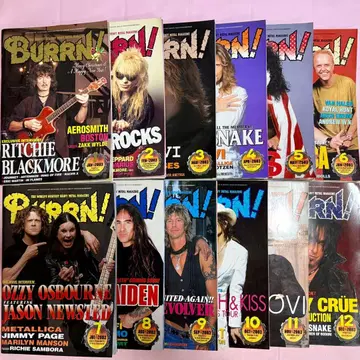 BURRN! 헤비메탈 매거진 2003년 1월~12월 12권 세트