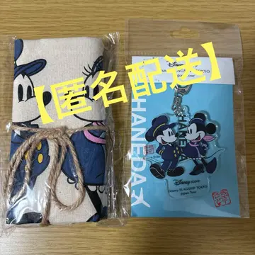 [ 하네다 공항 한정판 ] 미키&미니 키체인 토트백 디즈니 스토어