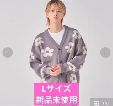 모리슈토 시마무라 콜라보 가디건 L 사이즈 그레이 BUDDiiS