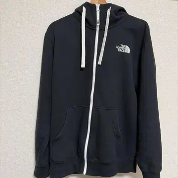 THE NORTH FACE 블랙 후드티 풀 집업