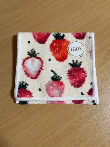 스트로베리 도트 손수건 파우치